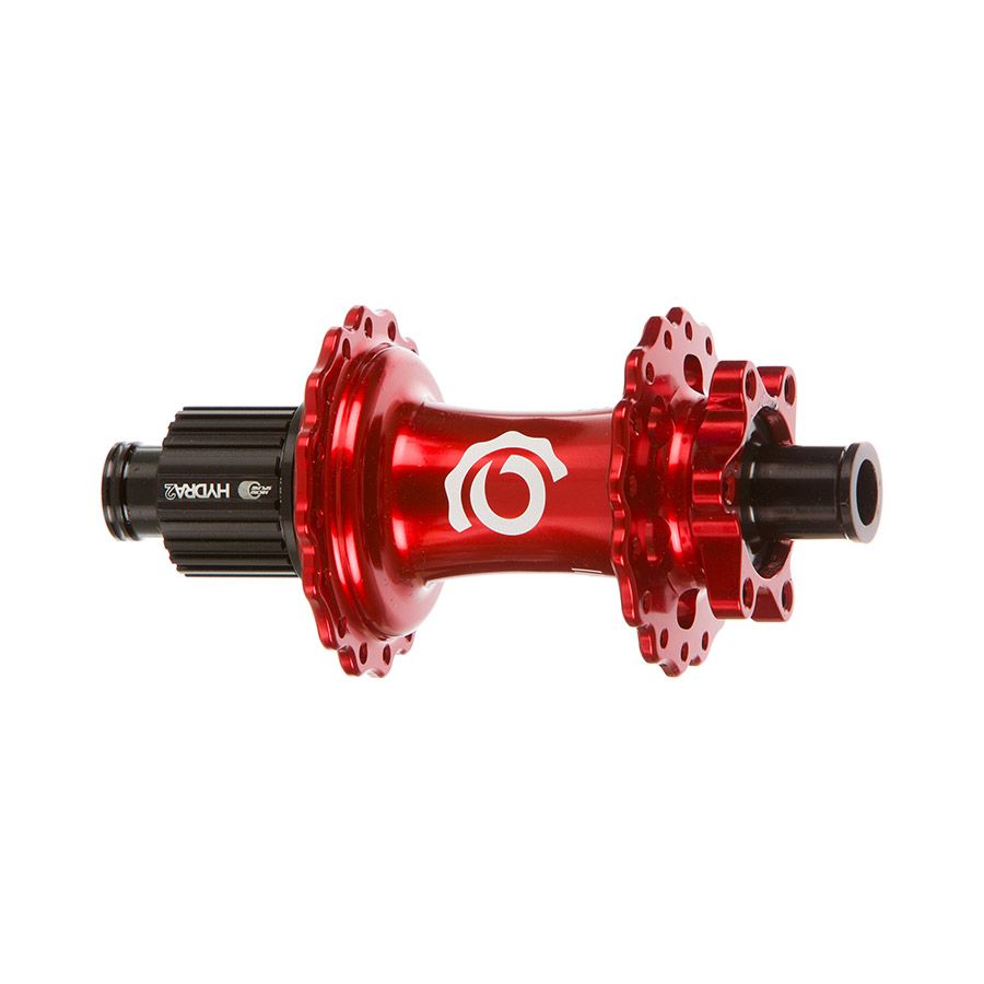 Industry Nine, Hydra 2 Boost MicroSpline, Disc Hub, Rear, 32H, 12mm TA, 148mm, Shimano Micro Spline, Red