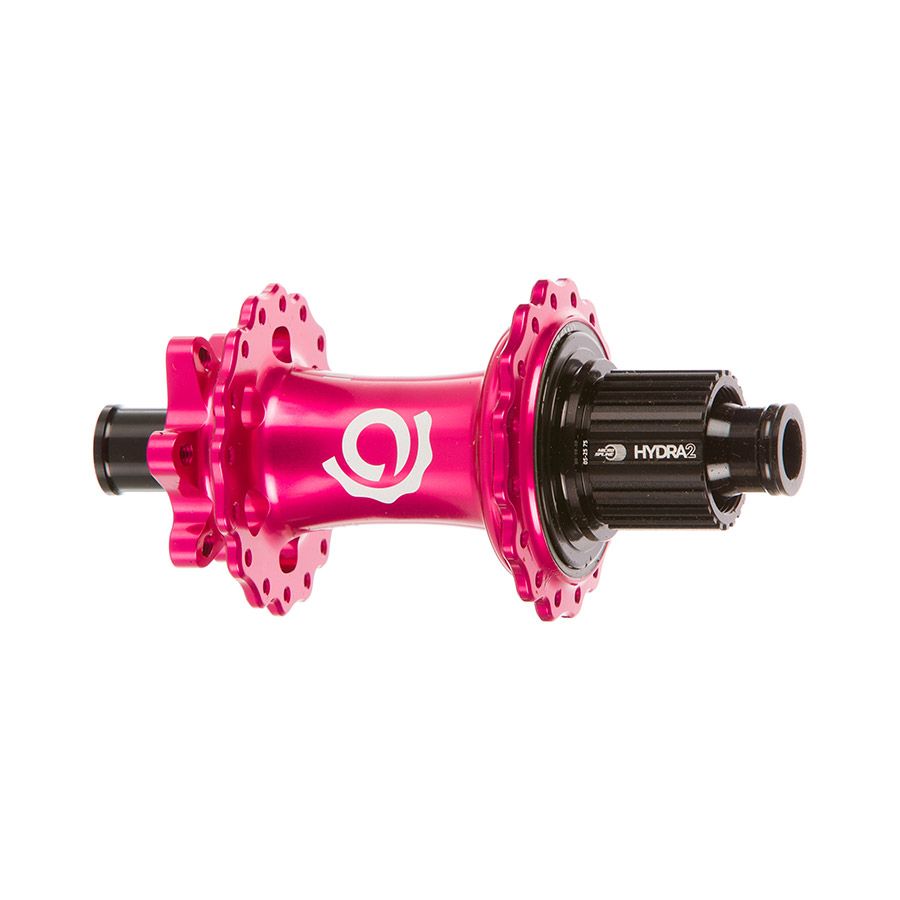 Industry Nine, Hydra 2 Boost MicroSpline, Disc Hub, Rear, 32H, 12mm TA, 148mm, Shimano Micro Spline, Pink