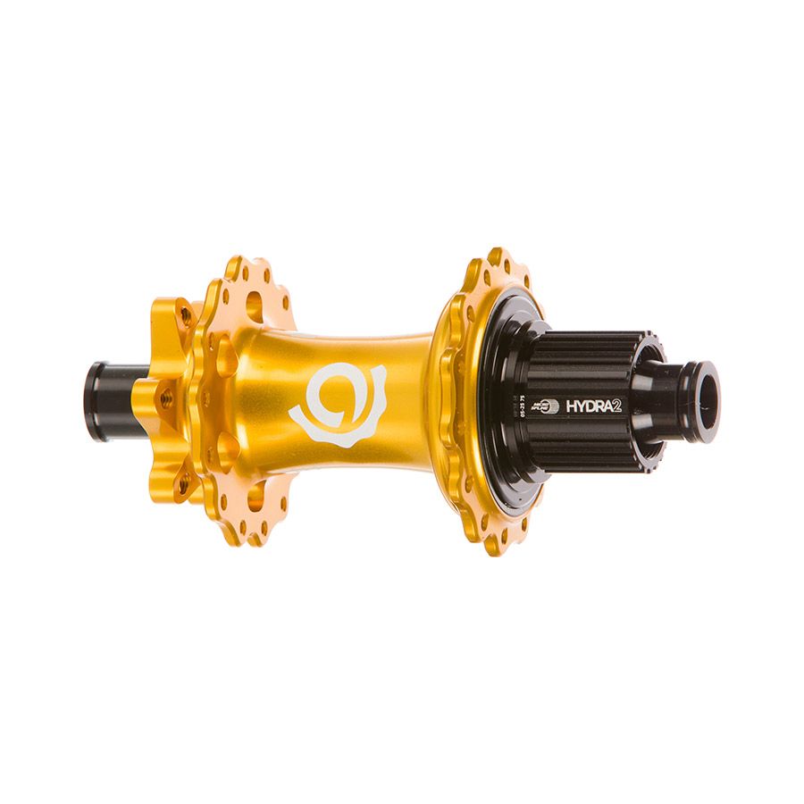 Industry Nine, Hydra 2 Boost MicroSpline, Disc Hub, Rear, 32H, 12mm TA, 148mm, Shimano Micro Spline, Gold