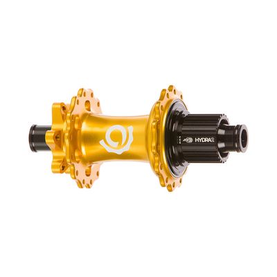 Industry Nine, Hydra 2 Boost MicroSpline, Disc Hub, Rear, 32H, 12mm TA, 148mm, Shimano Micro Spline, Gold