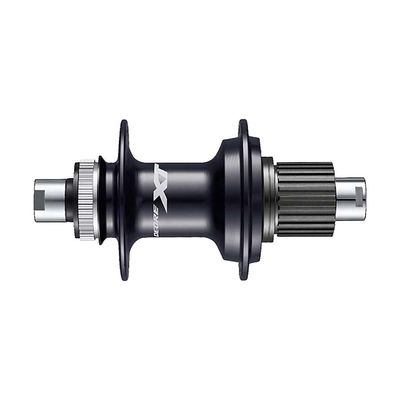 Shimano, FH-M8130-B, Disc Hub, Right, 32H, 12mm TA, 157mm, Shimano Micro Spline, Black