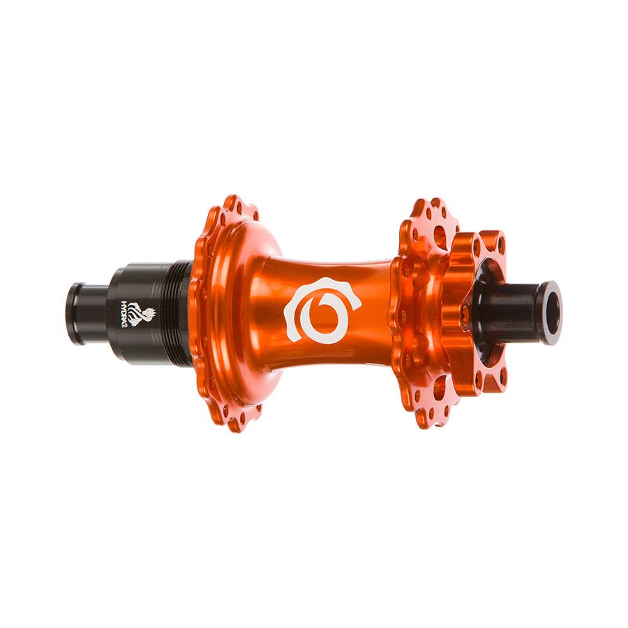 Industry Nine, Hydra 2 Boost XD, Disc Hub, Rear, 28H, 12mm TA, 148mm, SRAM XD, Orange