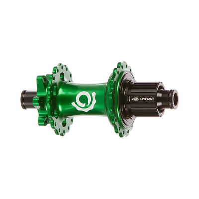 Industry Nine, Hydra 2 Boost MicroSpline, Disc Hub, Rear, 32H, 12mm TA, 148mm, Shimano Micro Spline, Green