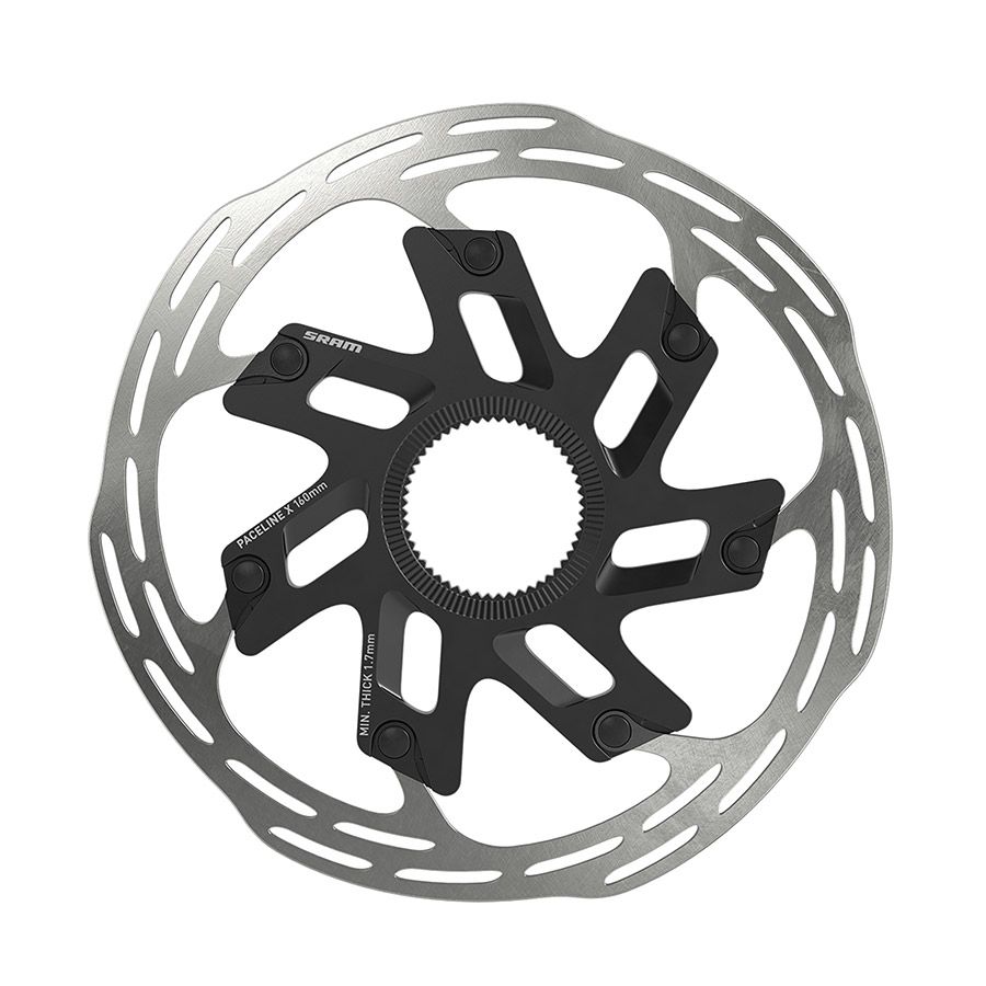 SRAM, Paceline X, 160mm, Center Lock, Internal notches lock ring