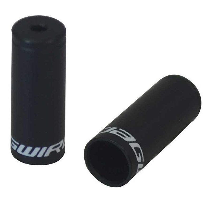 Jagwire, Housing ends, 5mm, Alloy, Black, Bag of 50
