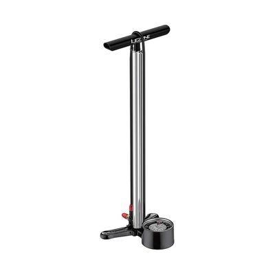 Lezyne, CNC Floor Drive 3.5", Floor Pump, ABS-1 Pro Chuck, 220psi, Silver