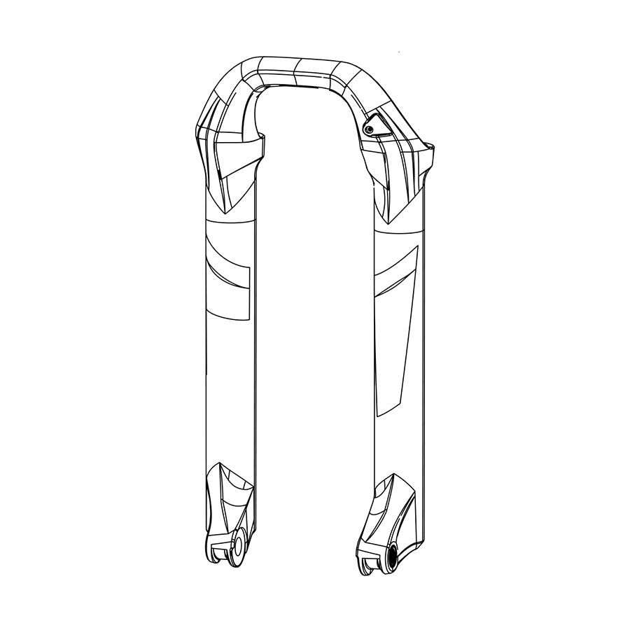 RockShox, Lower Leg for Lyrik RC2 C1, 27.5", 11.4018.091.002
