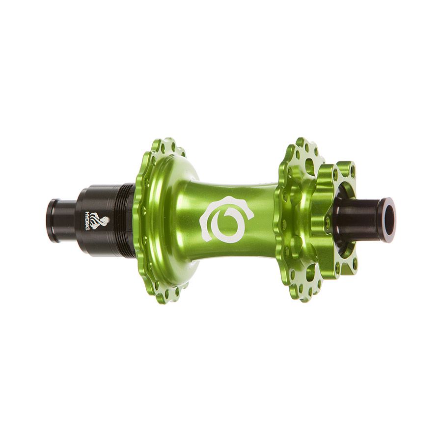 Industry Nine, Hydra 2 Boost XD, Disc Hub, Rear, 32H, 12mm TA, 148mm, SRAM XD, Lime Green