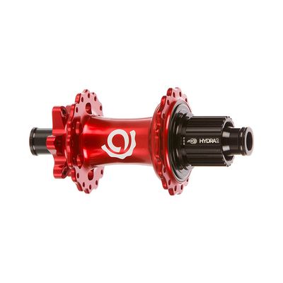 Industry Nine, Hydra 2 Boost MicroSpline, Disc Hub, Rear, 28H, 12mm TA, 148mm, Shimano Micro Spline, Red