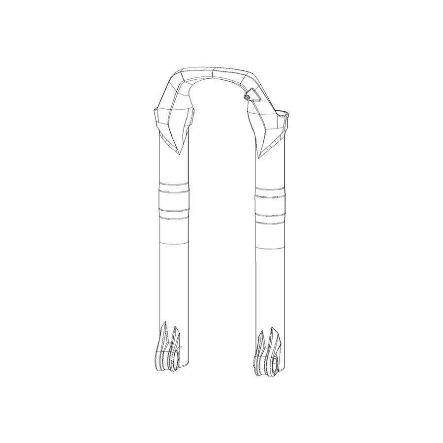 RockShox, Lower Leg for RVL 29 15 DFBLK, 11.4018.006.189