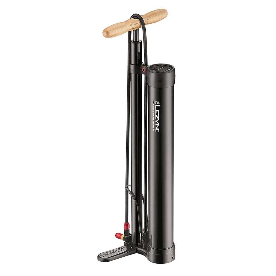 Lezyne, Digital Pressure Over Drive 2.5", Floor Pump, ABS-1 Pro Chuck, 220psi, Black
