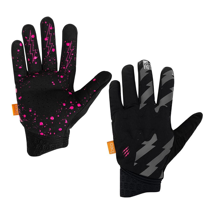 Muc-Off, D30 Rider, Full Finger Gloves, Bolt, XL, Pair