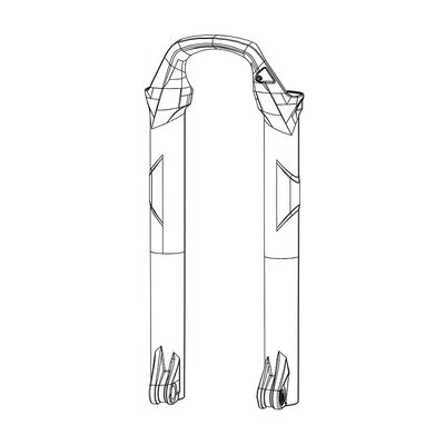 RockShox, Lower Leg for SID/RBA 2927+ DFBLK, 11.4018.006.233