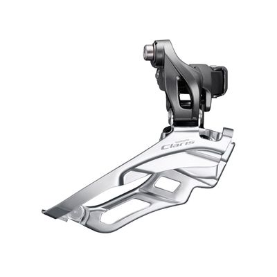 Shimano, Claris FD-R2030, Front derailleur, 3 x 8sp., Down Swing, Down Pull, High 28.6/31.8/34.9mm