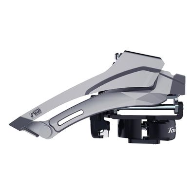 Shimano, Tourney FD-TY606, Front Derailleur, 2x6/7/8, Swing: Top, Cable Pull: Dual, Low 31.8/34.9mm