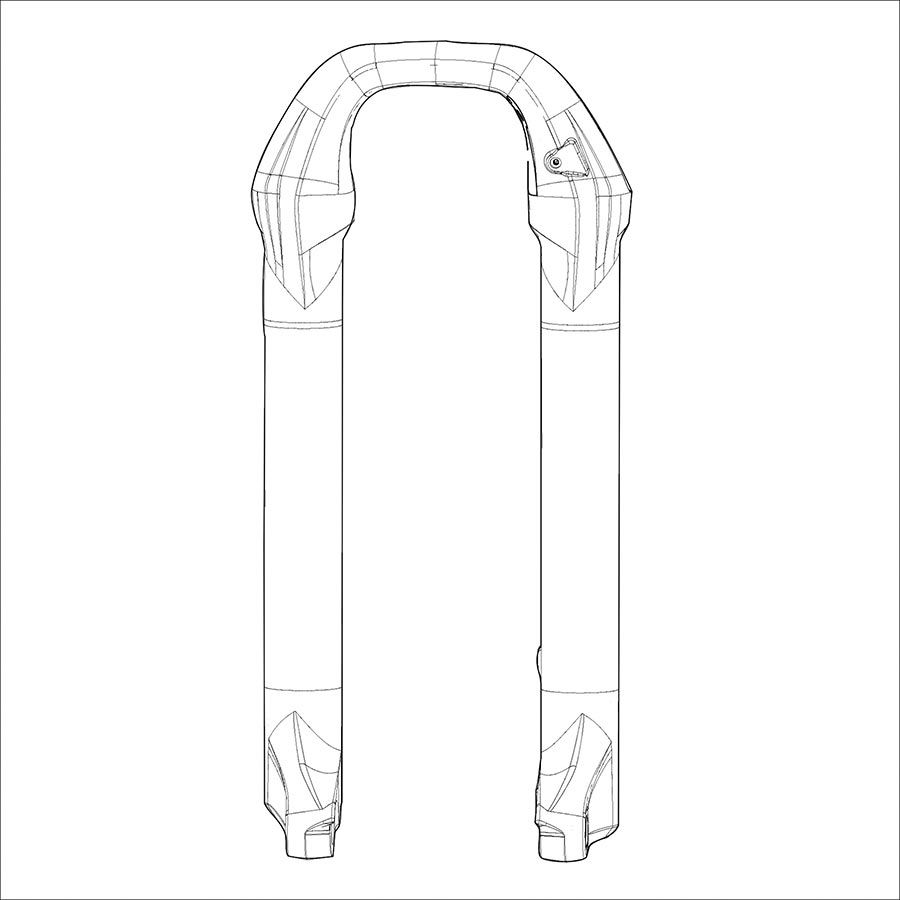 RockShox, Lower Leg for 35G, 29", 11.4018.091.050