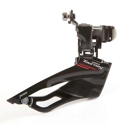 Shimano, FD-A073, Front derailleur, 3x7sp., Down Swing, Down Pull, High, 34.9/31.8/28.6mm