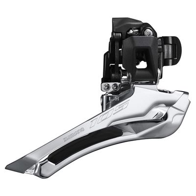 Shimano, 105 FD-R7100, Front Derailleur, 12, Swing: Down, High 28.6/31.8mm, IFDR7100BS