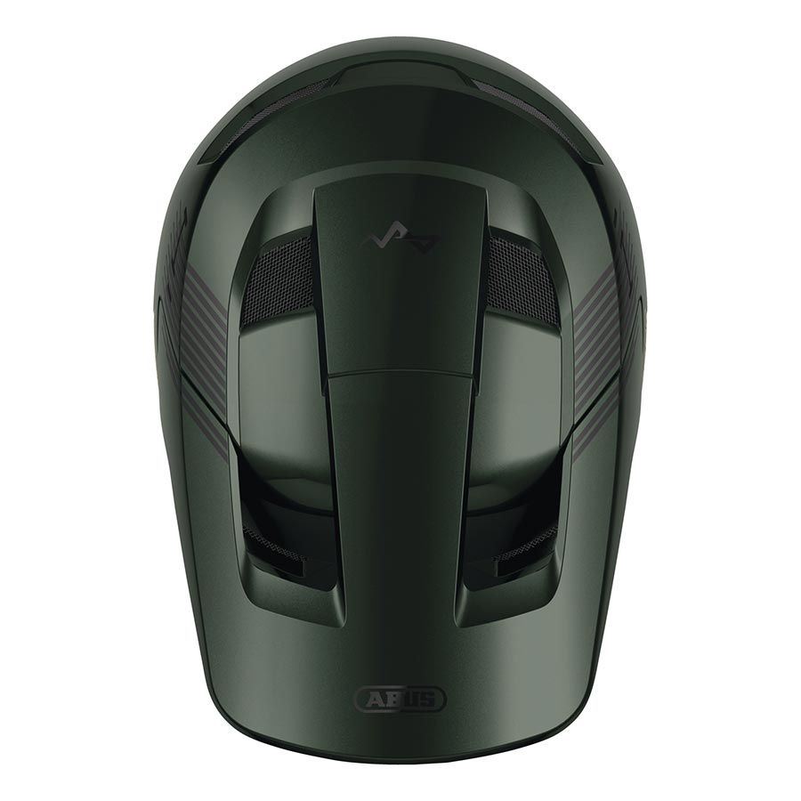 Abus, HiDrop, Full Face Helmet, S, 55 - 56cm, Moss Green