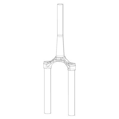 RockShox, CSU for SIDB/RBA 2927+ 51 TPR BLK, 11.4018.008.407