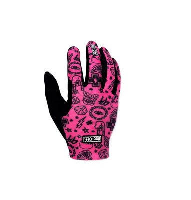 Muc-Off, Lightweight Mesh Rider, Full Finger Gloves, Pink, XL, Pair