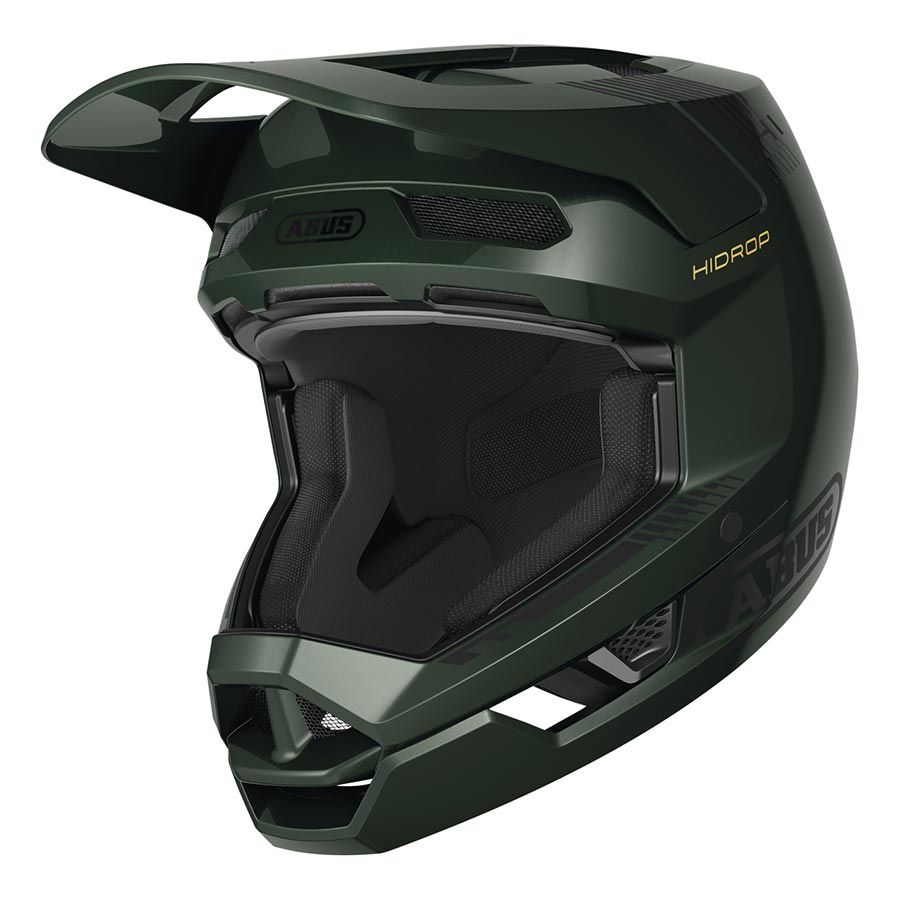 Abus, HiDrop, Full Face Helmet, M, 57 - 58cm, Moss Green