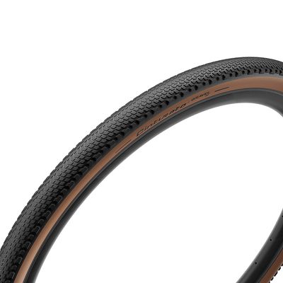 Pirelli, Cinturato Gravel H HP-Line, Gravel Tire, 700x50C, Folding, Tubeless Ready, SmartEVO GR, ProWALL Gravel, 120TPI, Tanwall