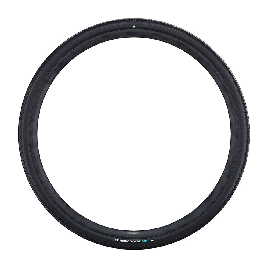 Schwalbe, G-One RS, Gravel Tire, 700x43, Folding, Tubeless Ready, Addix Race, V-Guard, 67TPI, Black