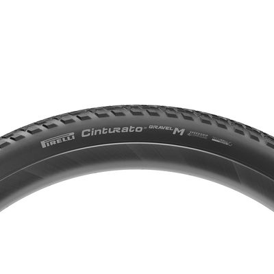 Pirelli, Cinturato Gravel M P-Line, Gravel Tire, 700x50C, Folding, Tubeless Ready, SpeedGrip, TechWALL, 60TPI, Black