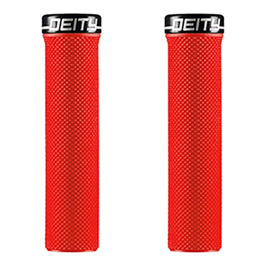 Deity, Slimfit, Grips, 132mm, Red, Pair