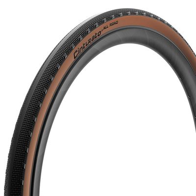 Pirelli, Cinturato All Road, Gravel Tire, 700x50C, Folding, Tubeless Ready, PROCompound Gravel, ProWALL Gravel, 60TPI, Tanwall