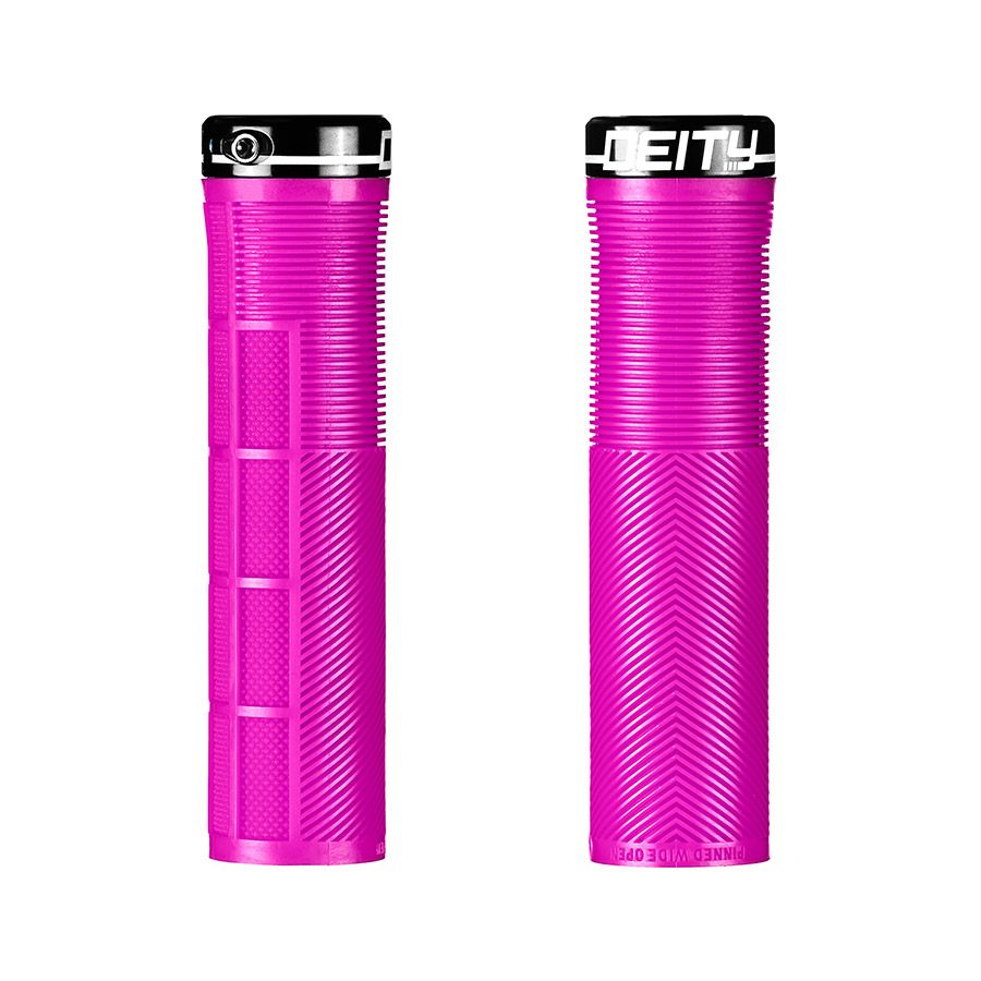 Deity, Knuckleduster, Grips, 132mm, Pink, Pair