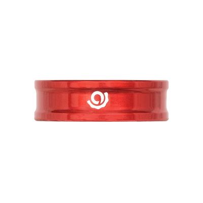 Industry Nine, iRiX, Headset Spacer, 1-1/8'', Height: 10mm, Aluminum, Red