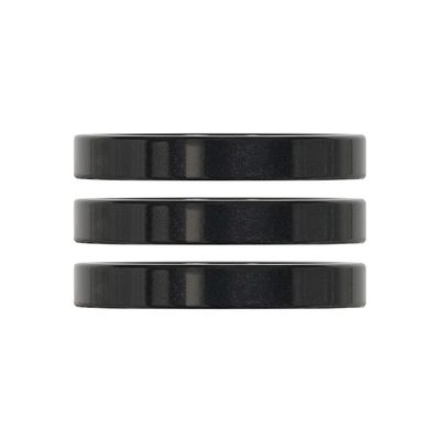 Industry Nine, iRiX, Headset Spacer, 1-1/8'', Height: 5mm, Aluminum, Black, 3pcs