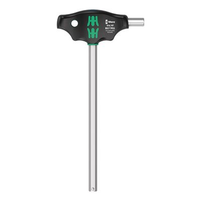 Wera, 454 T-handle Hex-Plus, Hex Wrench, Hex 10 x200mm HF, Metric