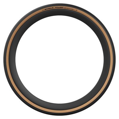 Michelin, Power Adventure Classic TS TLR, Gravel Tire, 700x36C, Folding, Tubeless Ready, GUM-X, GUM-X, 3x100TPI, Tanwall