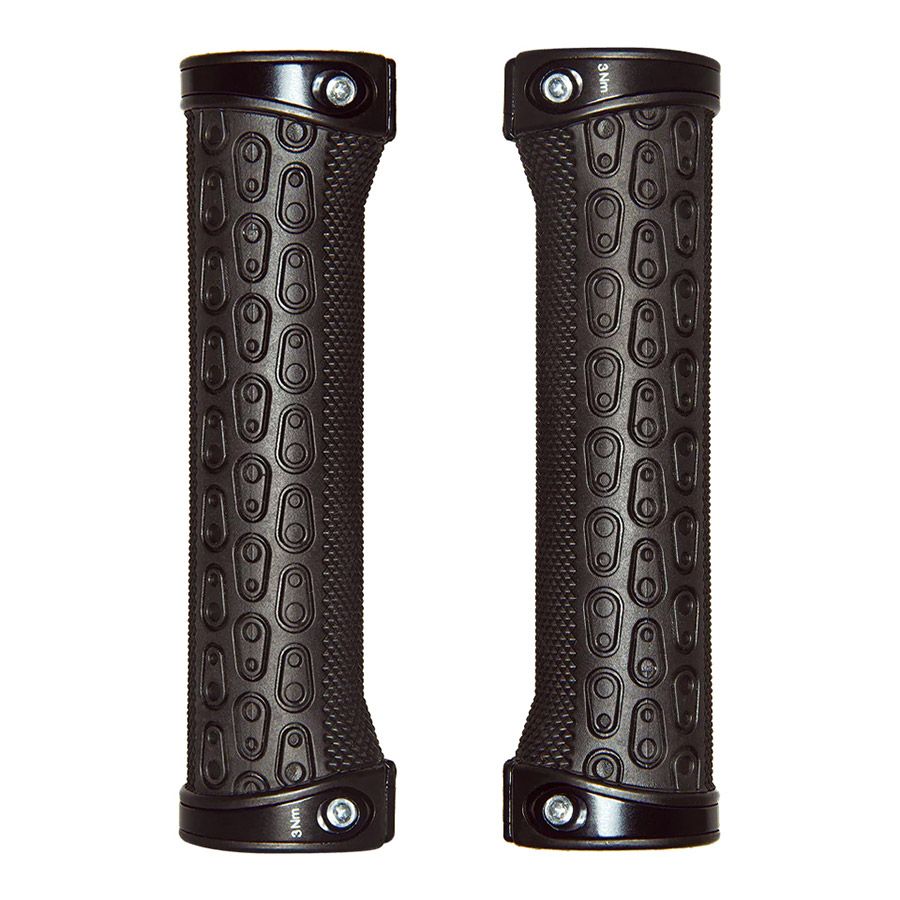 crankbrothers, Iodine Grips, Grips, 130mm, Black, Pair