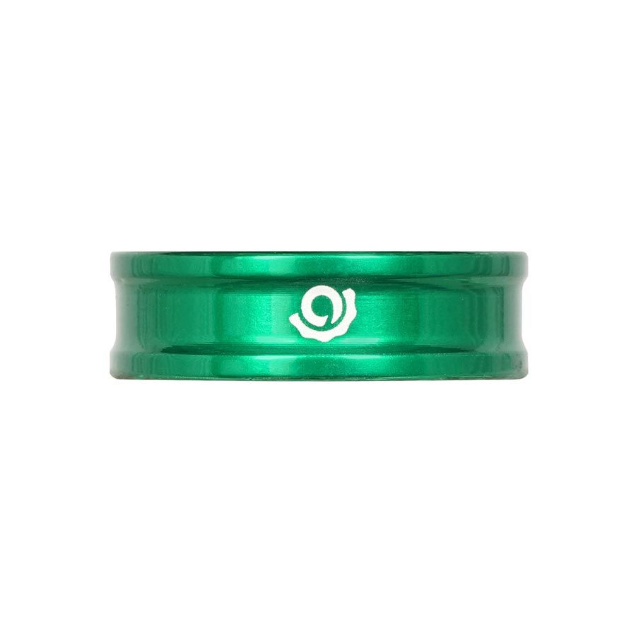Industry Nine, iRiX, Headset Spacer, 1-1/8'', Height: 10mm, Aluminum, Green