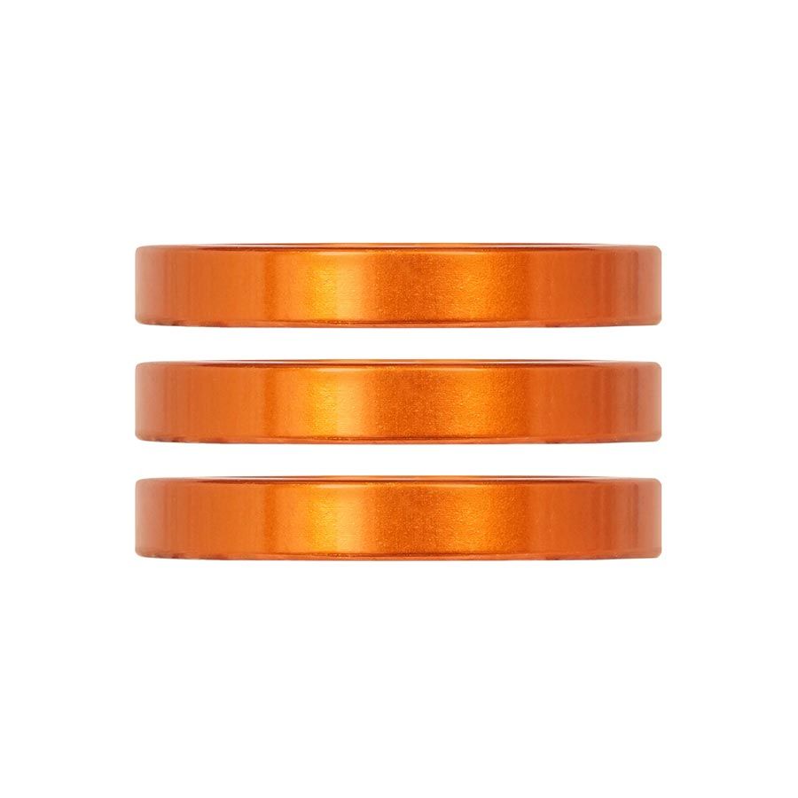 Industry Nine, iRiX, Headset Spacer, 1-1/8'', Height: 5mm, Aluminum, Orange, 3pcs