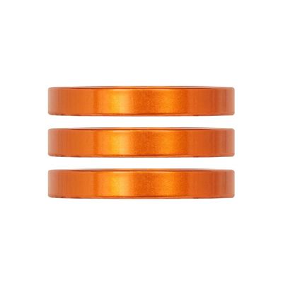 Industry Nine, iRiX, Headset Spacer, 1-1/8'', Height: 5mm, Aluminum, Orange, 3pcs