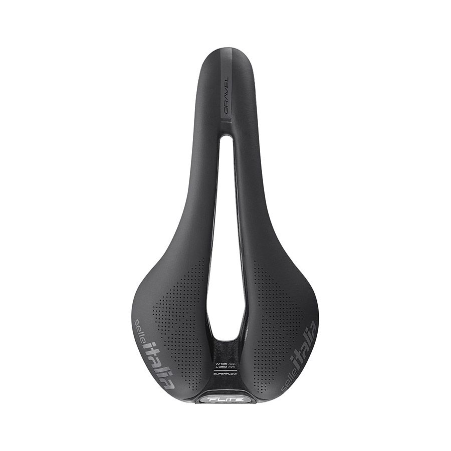 Selle Italia, Flite Boost Gravel Superflow S, Saddle, 250 x 135mm, Men, 228g, Black