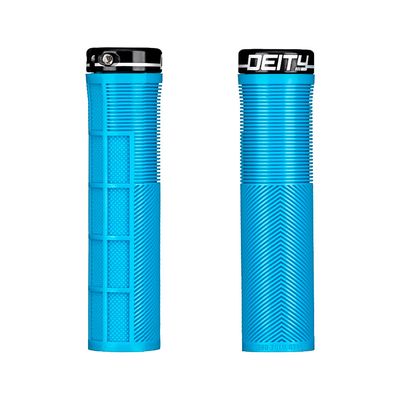 Deity, Knuckleduster, Grips, 132mm, Blue, Pair