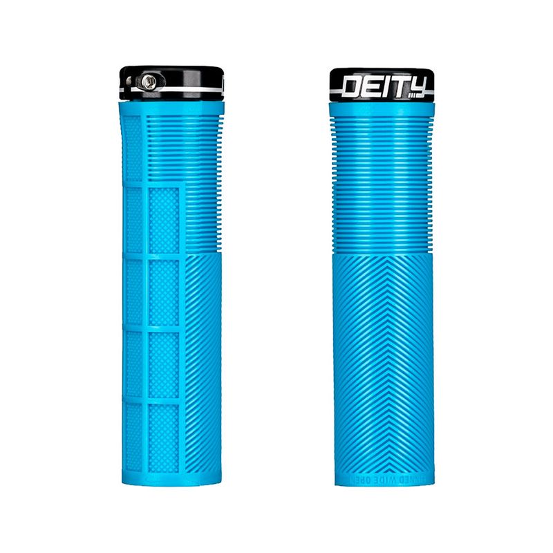 Deity, Knuckleduster, Grips, 132mm, Blue, Pair