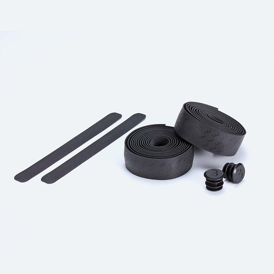 BBB Cycling, BHT-15G UltraRibbon Gel, Handlebar Tape, Black, 2.5mm Thick
