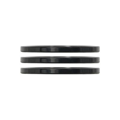 Industry Nine, iRiX, Headset Spacer, 1-1/8'', Height: 2.5mm, Aluminum, Black, 3pcs
