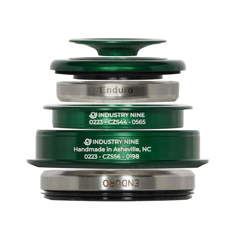 Industry Nine, iRiX ZS44/ZS56, Headset, : ZS44/28.6 | ZS56/40, ZeroStack, Complete, Green