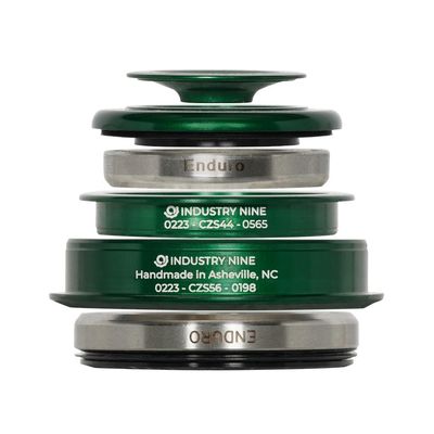 Industry Nine, iRiX ZS44/ZS56, Headset, : ZS44/28.6 | ZS56/40, ZeroStack, Complete, Green