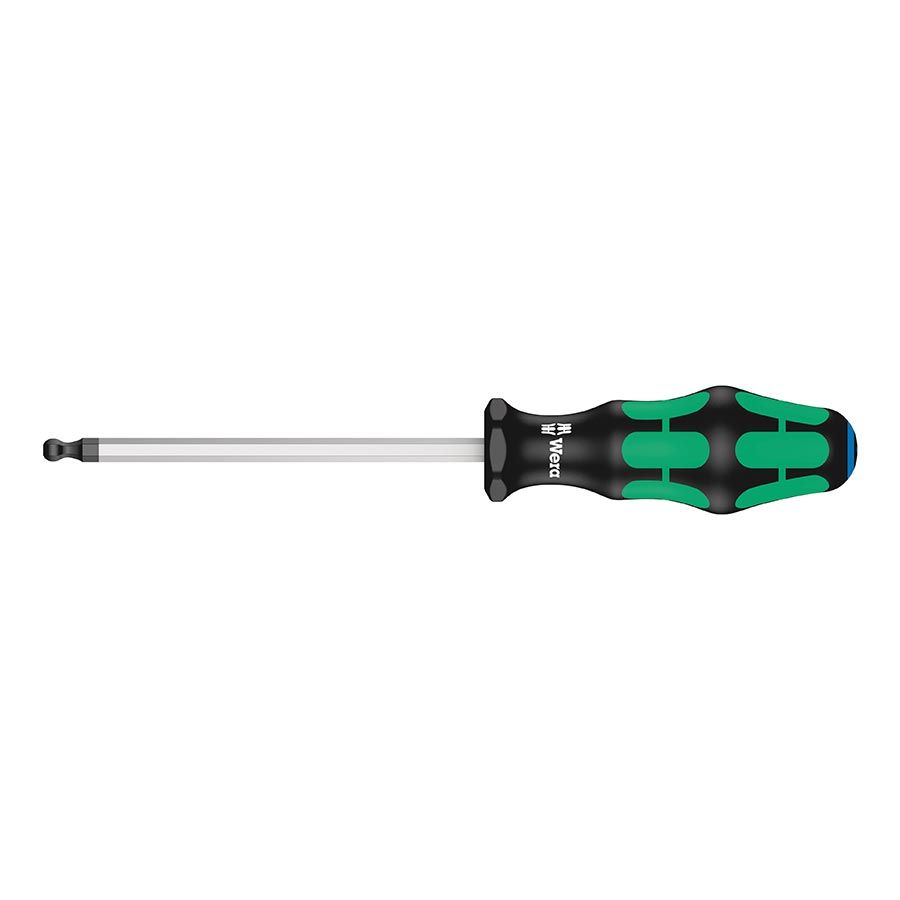 Wera, 352 Hex Ball End Screwdriver, Hex Wrench, Hex 6.0 x125mm, Metric