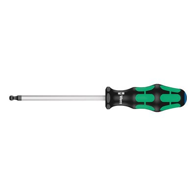 Wera, 352 Hex Ball End Screwdriver, Hex Wrench, Hex 6.0 x125mm, Metric
