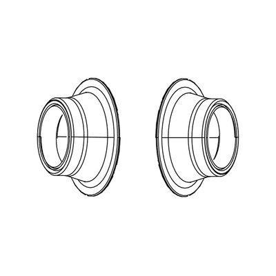 Zipp, 77/177 Conversion Caps, 77 Disc Front 100/15mm TA